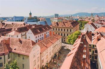 Oude binnenstad van Graz, Oostenrijk