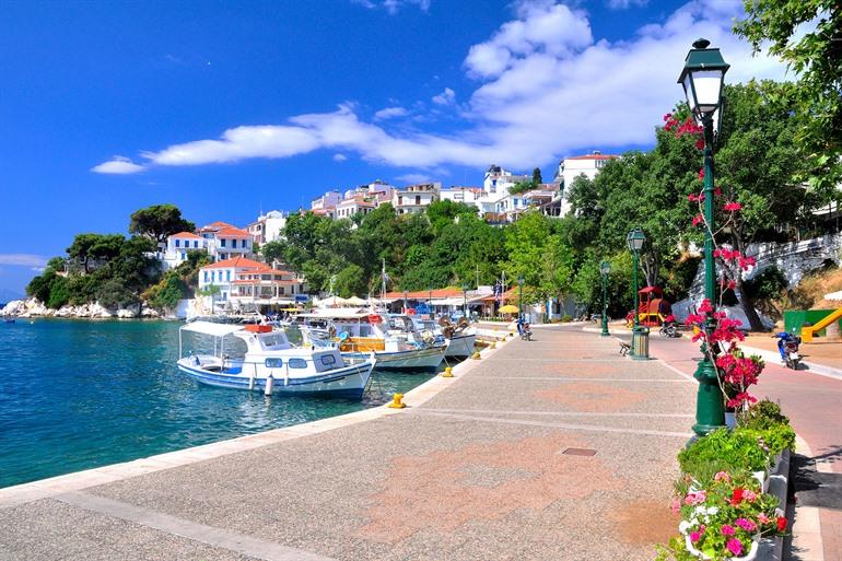 Oude haven van Skiathos