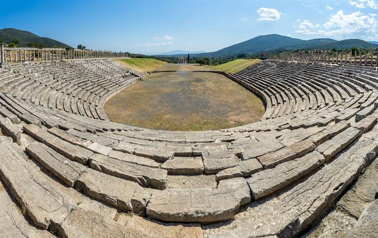 Oude theater van Messini, Peloponnesos