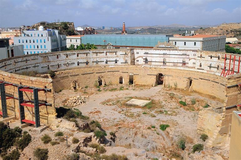 Overblijfselen stierenvechtersarena