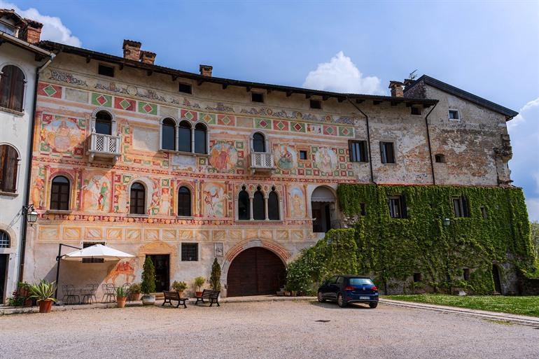 Palazzo Dipinto van het Spilimbergo-kasteel, Spilimbergo
