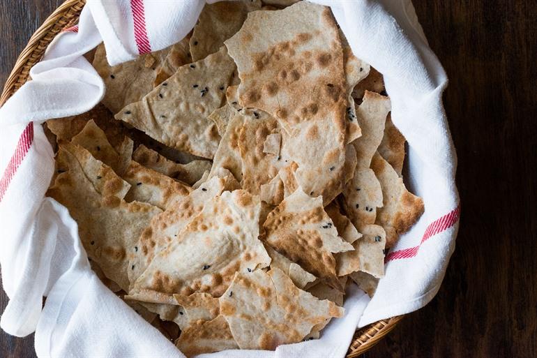 Pane carasau, flinterdun brood uit Sardinië