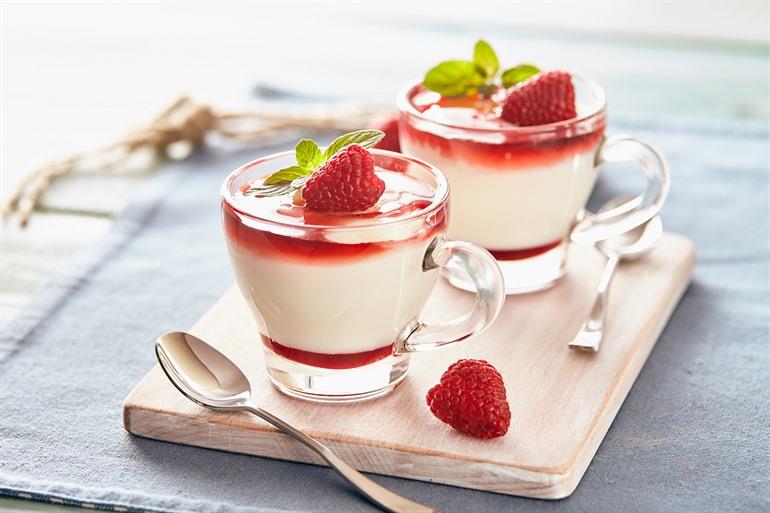 Panna cotta als dessert, Italiaanse keuken
