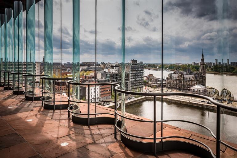 Panorama vanaf het MAS, Antwerpen