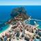 Panoramisch zicht op Calpe, Spanje