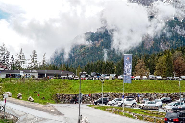 Parkeren bij de Eibsee