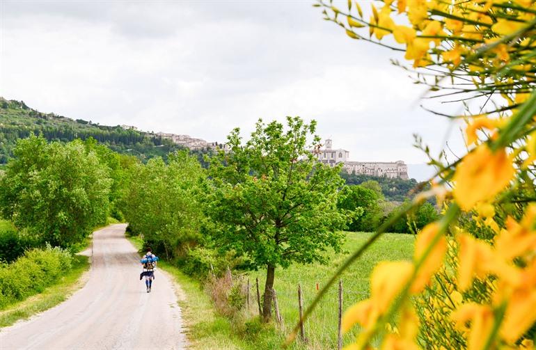 Pelgrimsroute Cammino di Francesco, Assisi