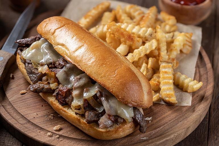 Philly Cheesesteak, Amerikaanse keuken