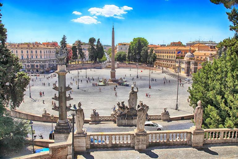 Piazza del Popolo bezoeken in Rome