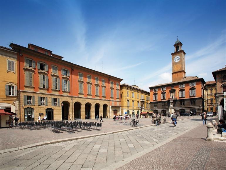 Piazza Prampolini in het oude centrum van Reggio Emilia