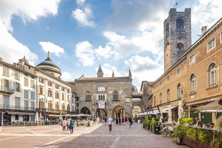 Piazza Vecchia in Bergamo