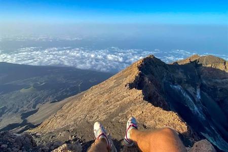 Pico do Fogo-vulkaantopwandeling, hoogste berg van Kaapverdië