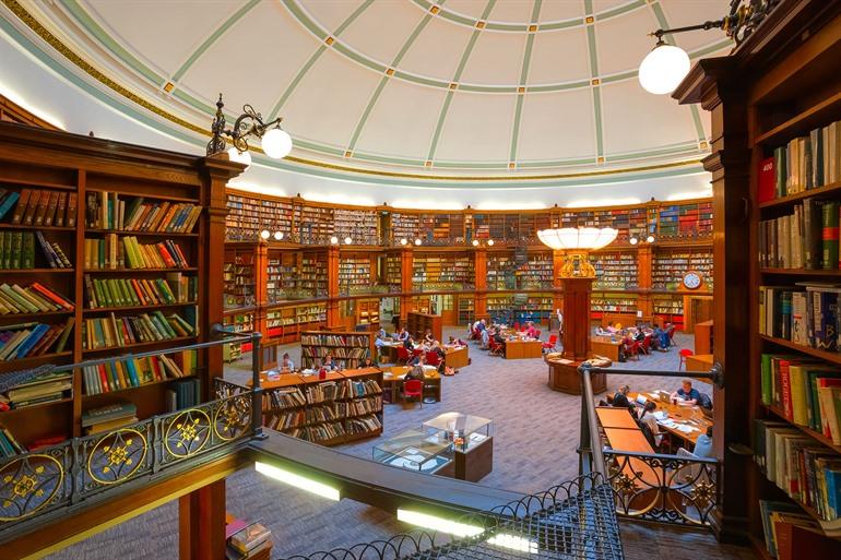 Picton Reading Room in de Central Library van Liverpool