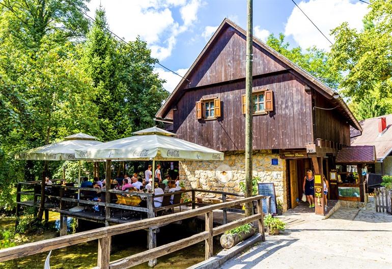 Pittoreske centrum van Rastoke