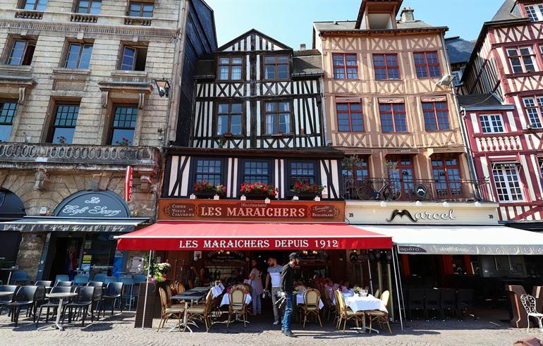 Place du vieux Marché in Rouen