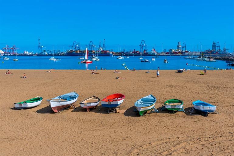Playa de Las Alcaravaneras, Las Palmas de Gran Canaria