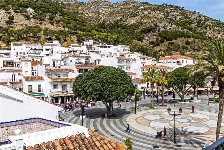 Plaza Virgen de la Pena in Mijas Pueblo