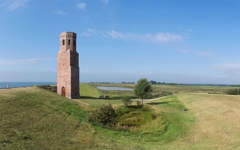Plompe Toren beklimmen, Burgh-Haamstede