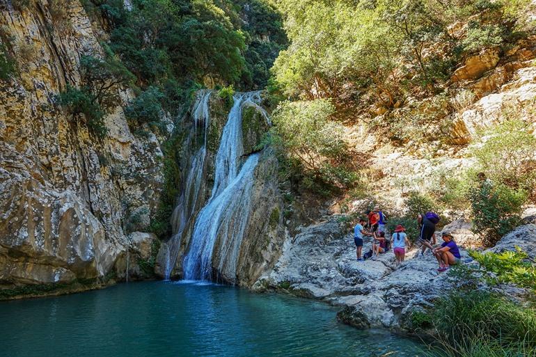 Polylimnio Waterfalls, Peloponnesos