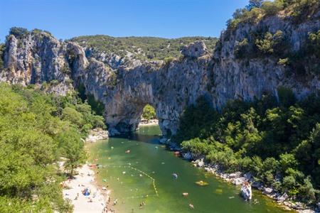 Pont d'Arc in de Ardèche, Frankrijk