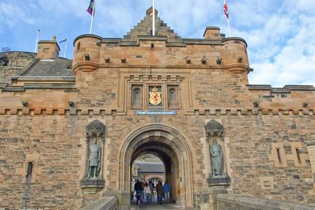 Poortgebouw, Edinburgh Castle in Schotland