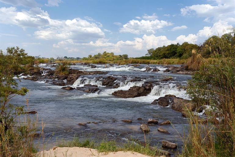 Popa Falls in de Caprivistrook