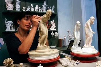 Porselein-fabriek bezoeken in Meissen