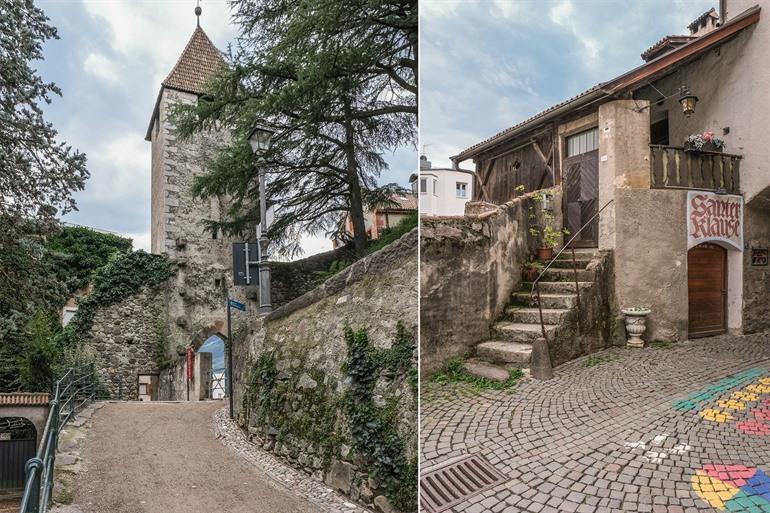 Porta Passiria en de Steinachwijk, Merano