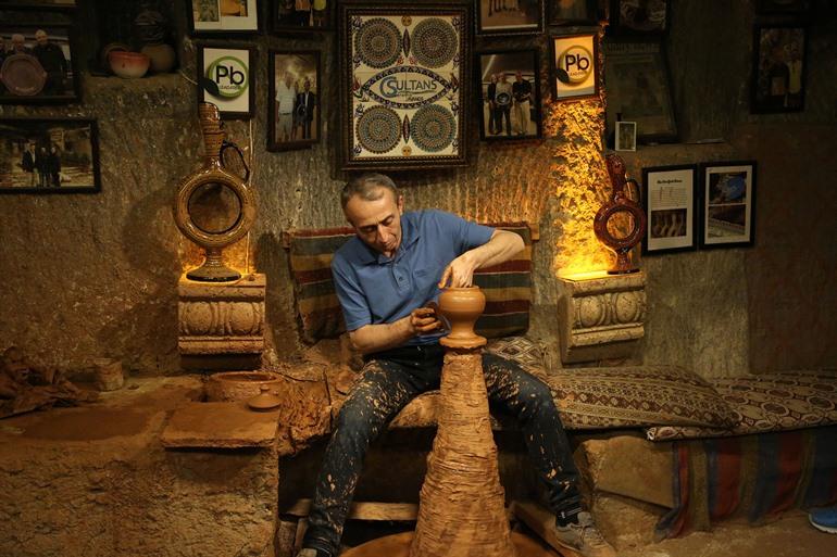 Pottenbakken in Avanos, Cappadocië