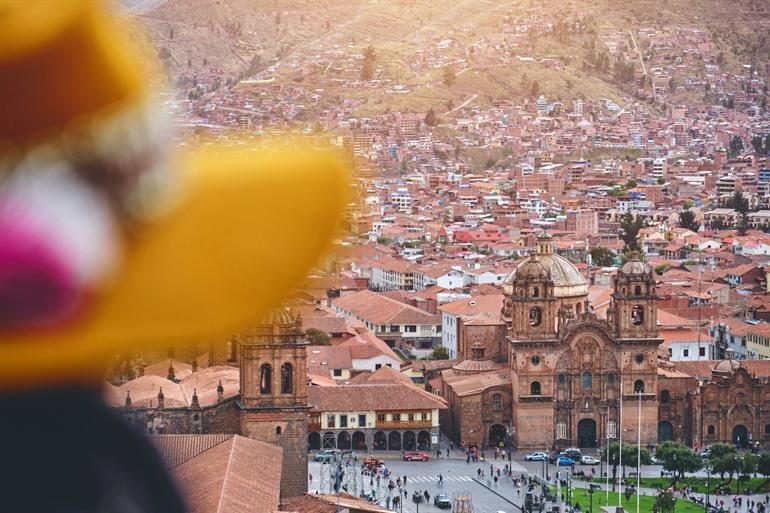 Prachtig uitzicht over de stad vanaf San Cristóbal
