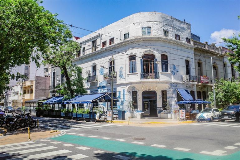 Prachtige gebouwen in de wijk Palermo