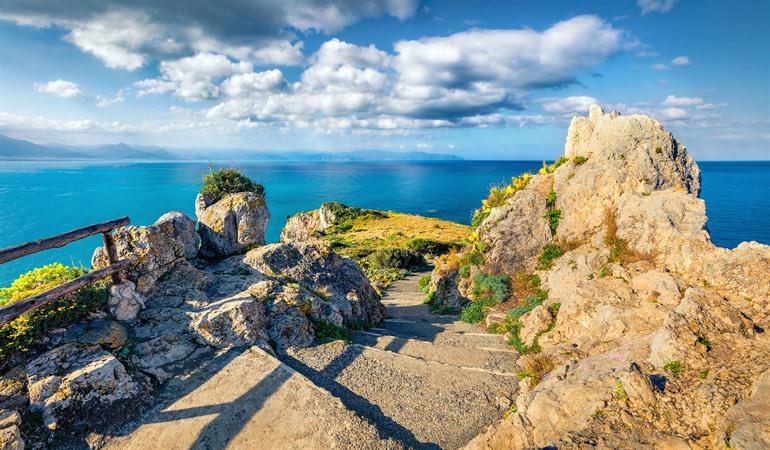Prachtige natuur in de omgeving van Milazzo, Sicilië