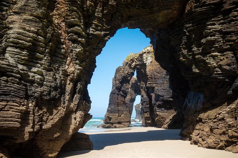 Praia das Catedrais, kathedralenstrand van Galicië