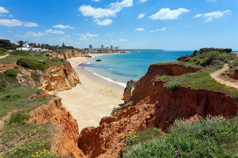 Praia do Vau in Portimão, Portugal