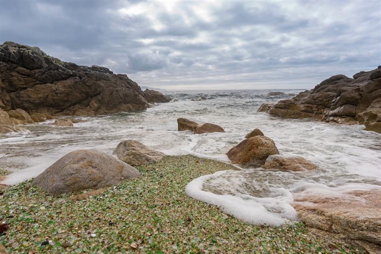 Praia dos Cristais, Galicië, Noord-Spanje