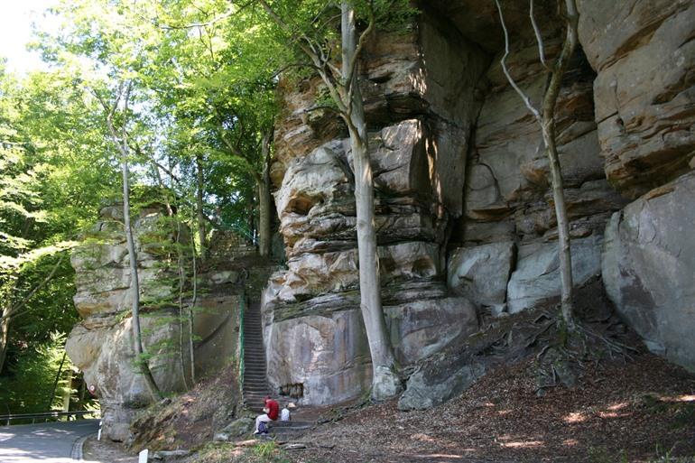 Predigtstuhl (Preekstoel) rots in het Müllerthal