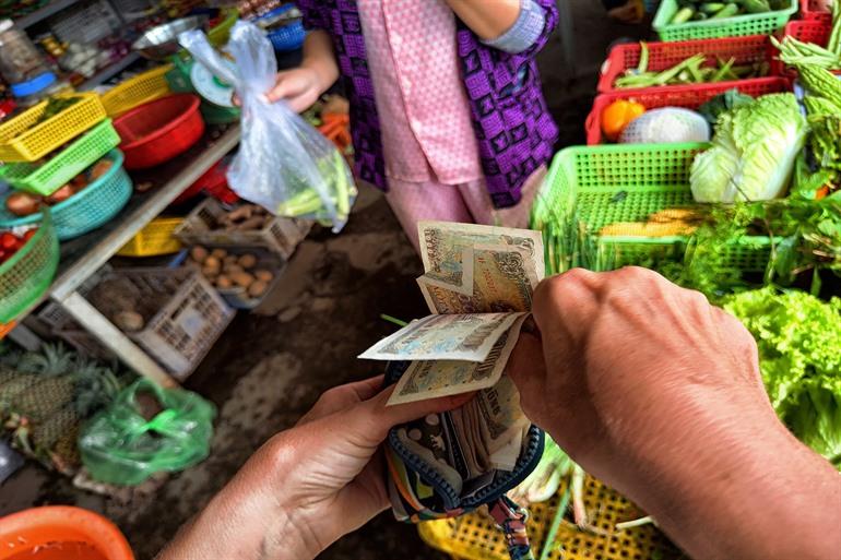 Probeer altijd te betalen met Vietnamese dong