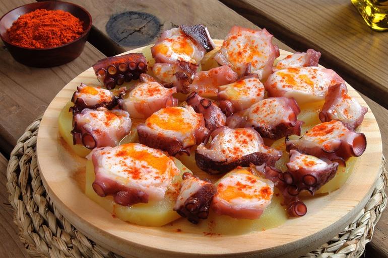 Pulpo a Feira, een specialiteit uit Galicië