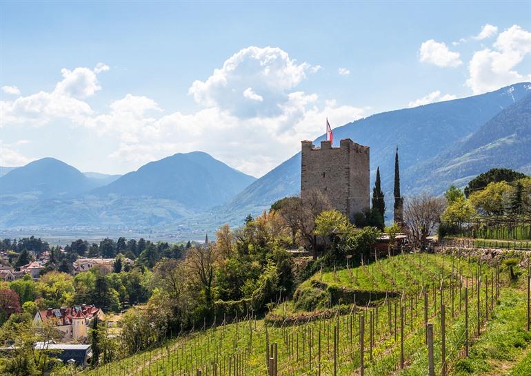 Pulverturm (kruidtoren) van Merano, Zuid-Tirol