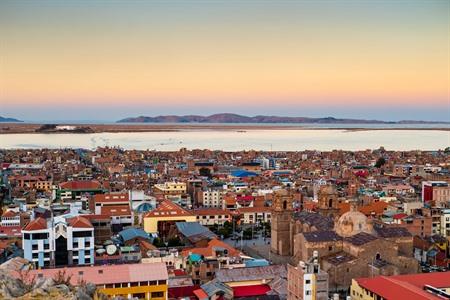 Puno aan het Titicacameer in Peru