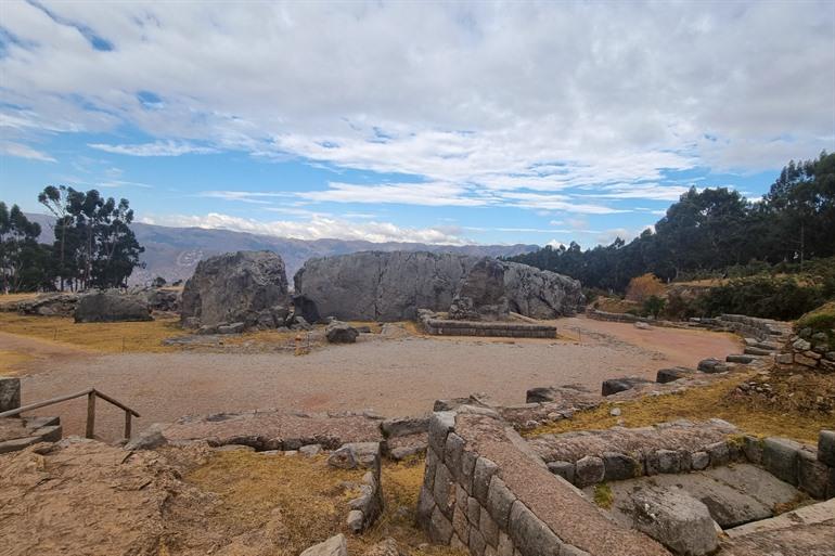 Qenqo net buiten de stad Cuzco