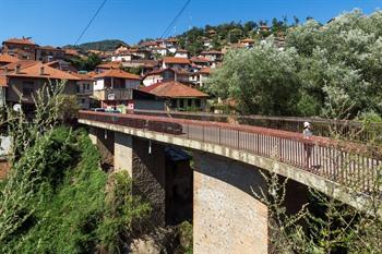 Rada's brug in het centrum van Kratovo, Noord-Macedonië