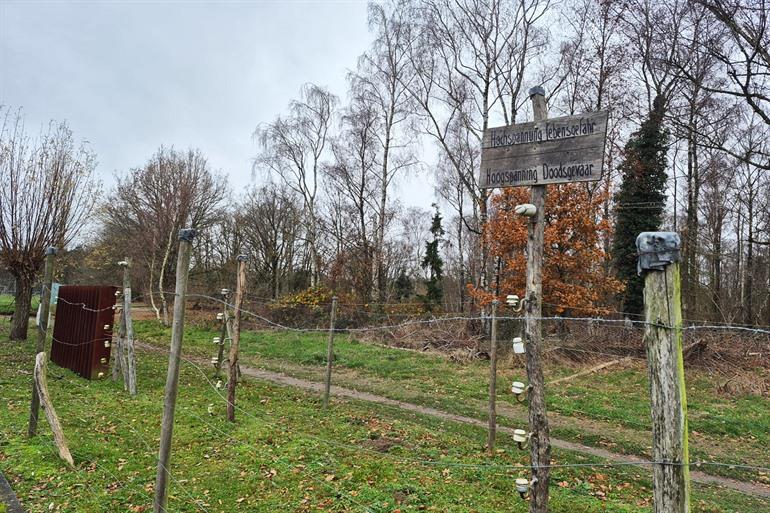 Reconstructie Dodendraad op de Niemandsland wandelroute