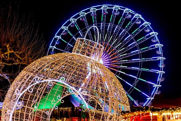 Reuzenrad op het Vrijthof.