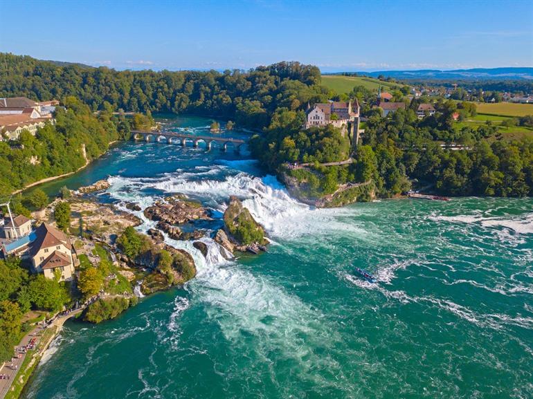 Rheinfall in Zwitserland bezoeken