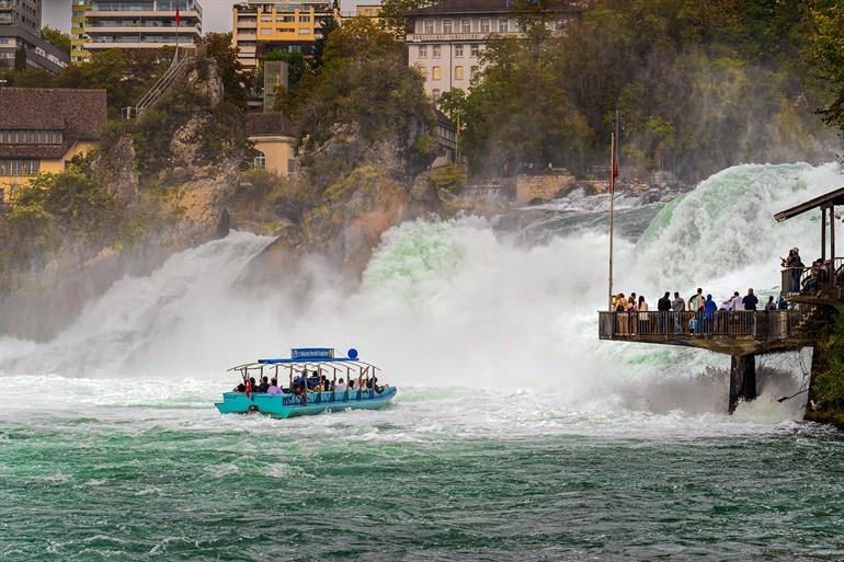 Rheinfall, Rijnwatervallen bij Schaffhausen