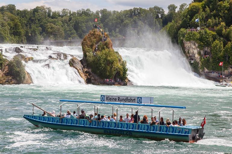 Rheinfall, Rijnwatervallen bij Schaffhausen