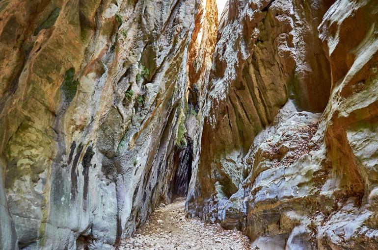 Rintomo or Ridomo kloof in het Taygetos gebergte