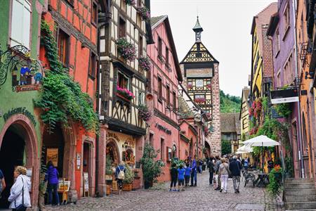 Riquewihr in de Elzas-Vogezen