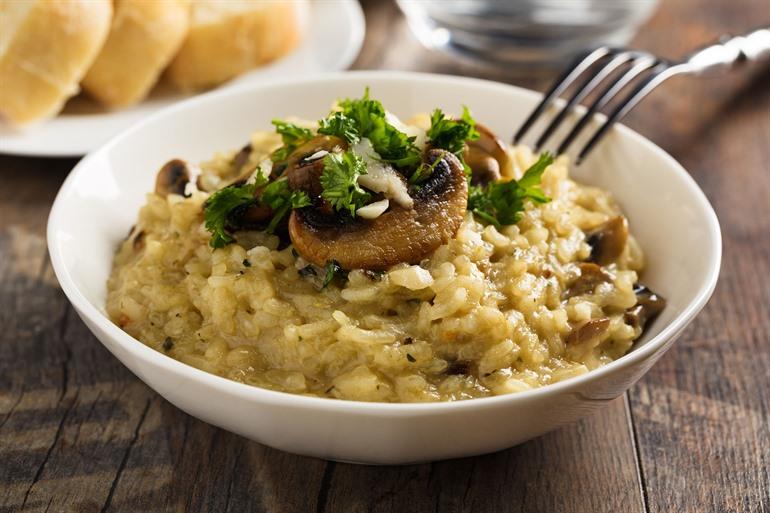 Risotto uit de Italiaanse keuken